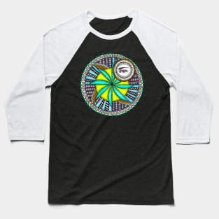 The Eye of Knowing Mandala Baseball T-Shirt